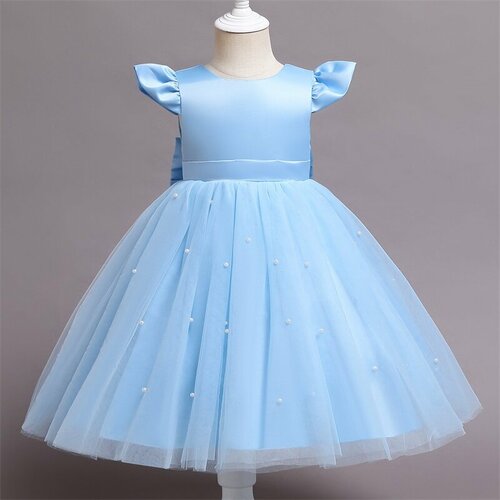 Платье, размер 116/122, голубой