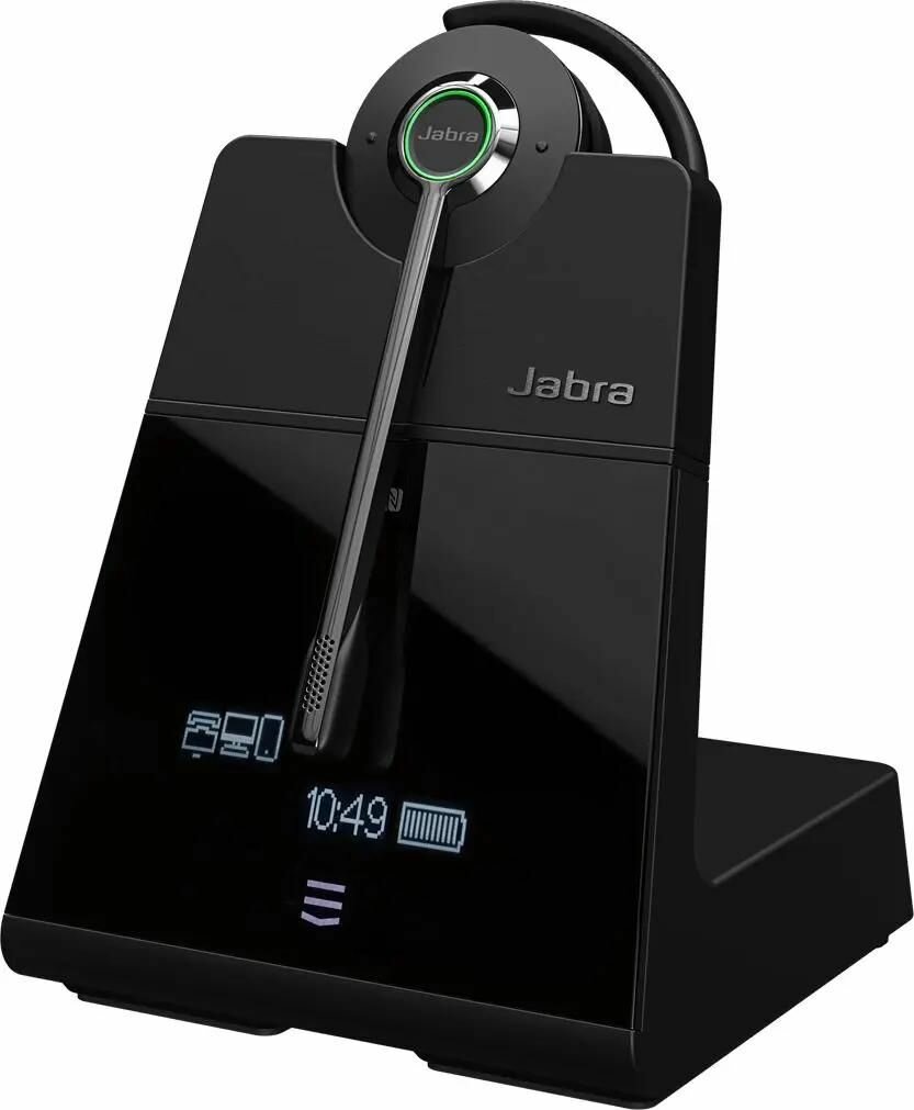 Гарнитура Jabra Engage 75 Convertible для компьютера накладные bluetooth моно черный / серебристый [9555-583-111]
