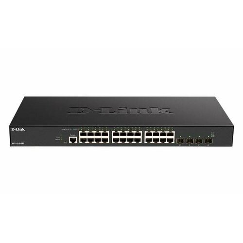 Коммутатор D-Link DXS-1210-28T/A1A 24x10G настраиваемый коммутатор d link dxs 1100 10ts