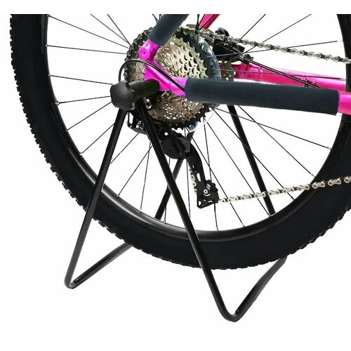 фото Стойка для ремонта велосипеда b&m под заднее колесо 12-28", стальная, складная, чёрная нет бренда