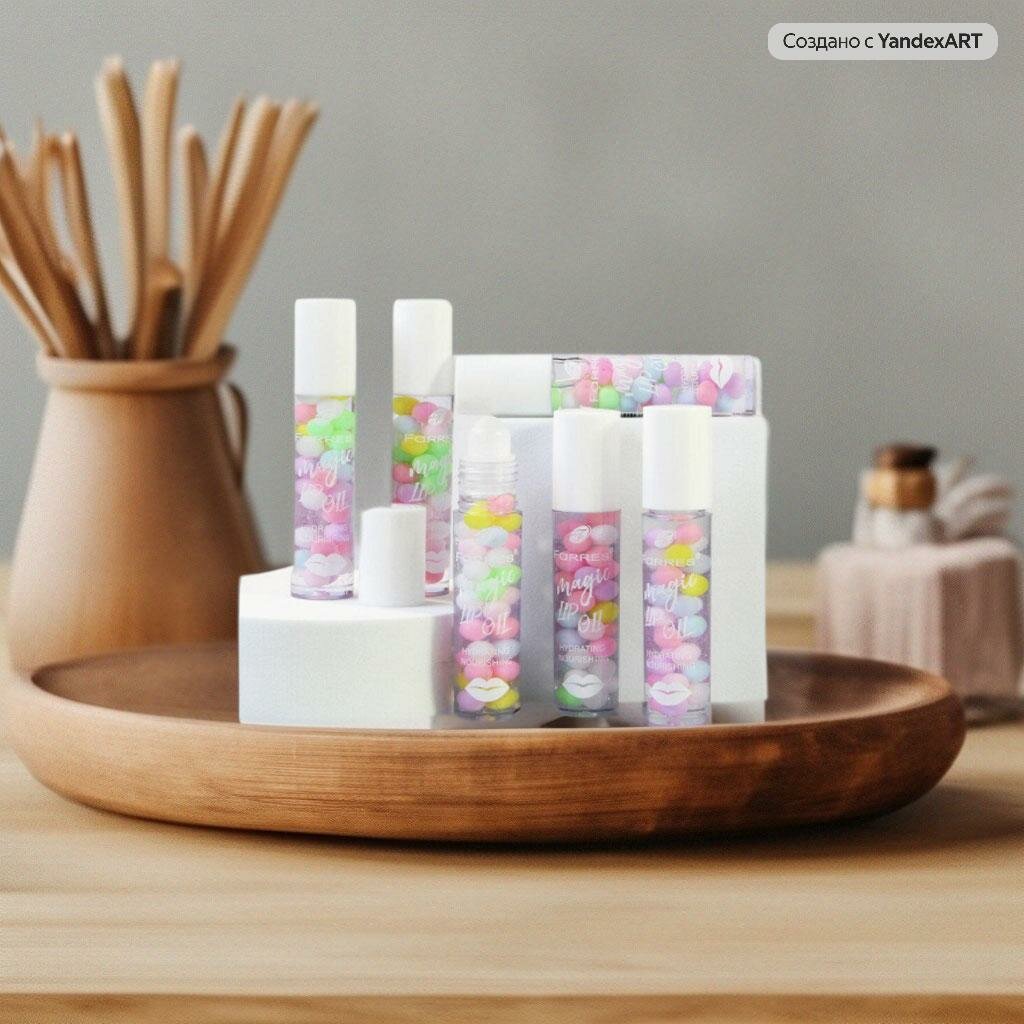 Бальзам для губ FARRES "Magic lip Oil", прозрачный, увлажнение, питание, защита, от трещин