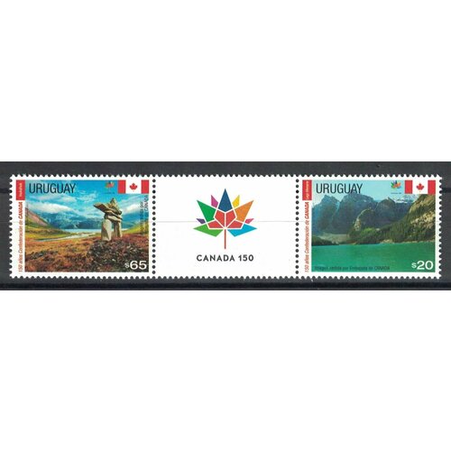 Почтовые марки Уругвай 2017г. 150-летие Конфедерации Канады Природа, Дипломатия MNH почтовые марки уругвай 2017г 150 летие конфедерации канады горы дипломатия mnh