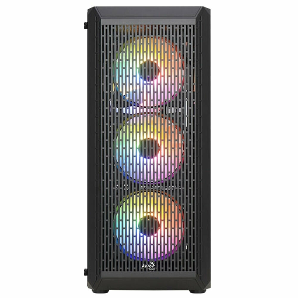 Корпус ATX AeroCool 4711099471744 черный, без БП, USB3.0, 2*USB2.0, audio - фото №10