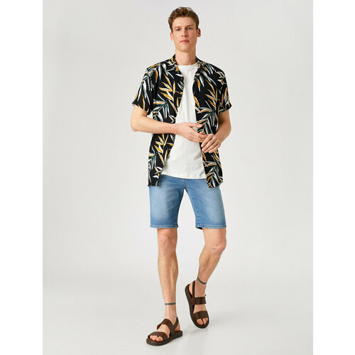 фото Шорты koton, размер 32, синий