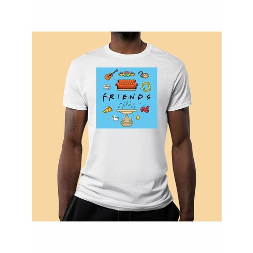 фото Футболка, размер 46/48, белый revega store