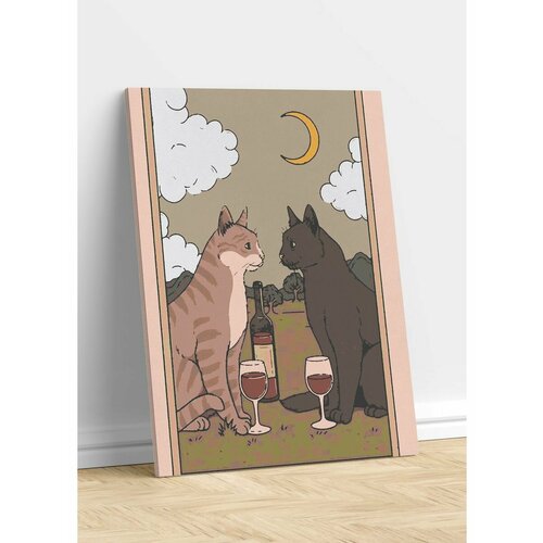 Коты с вином