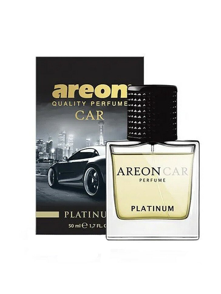 Areon Perfume Glass - ароматизатор-спрей для салона авто platinum 50мл