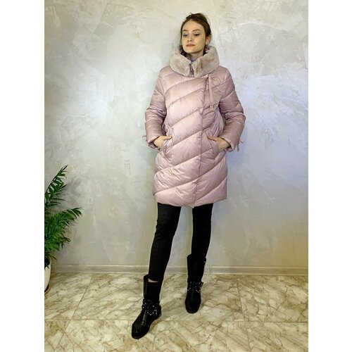 фото Парка , размер 48, розовый fashion