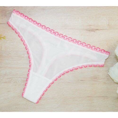 фото Трусы rosme, размер 36, розовый, белый