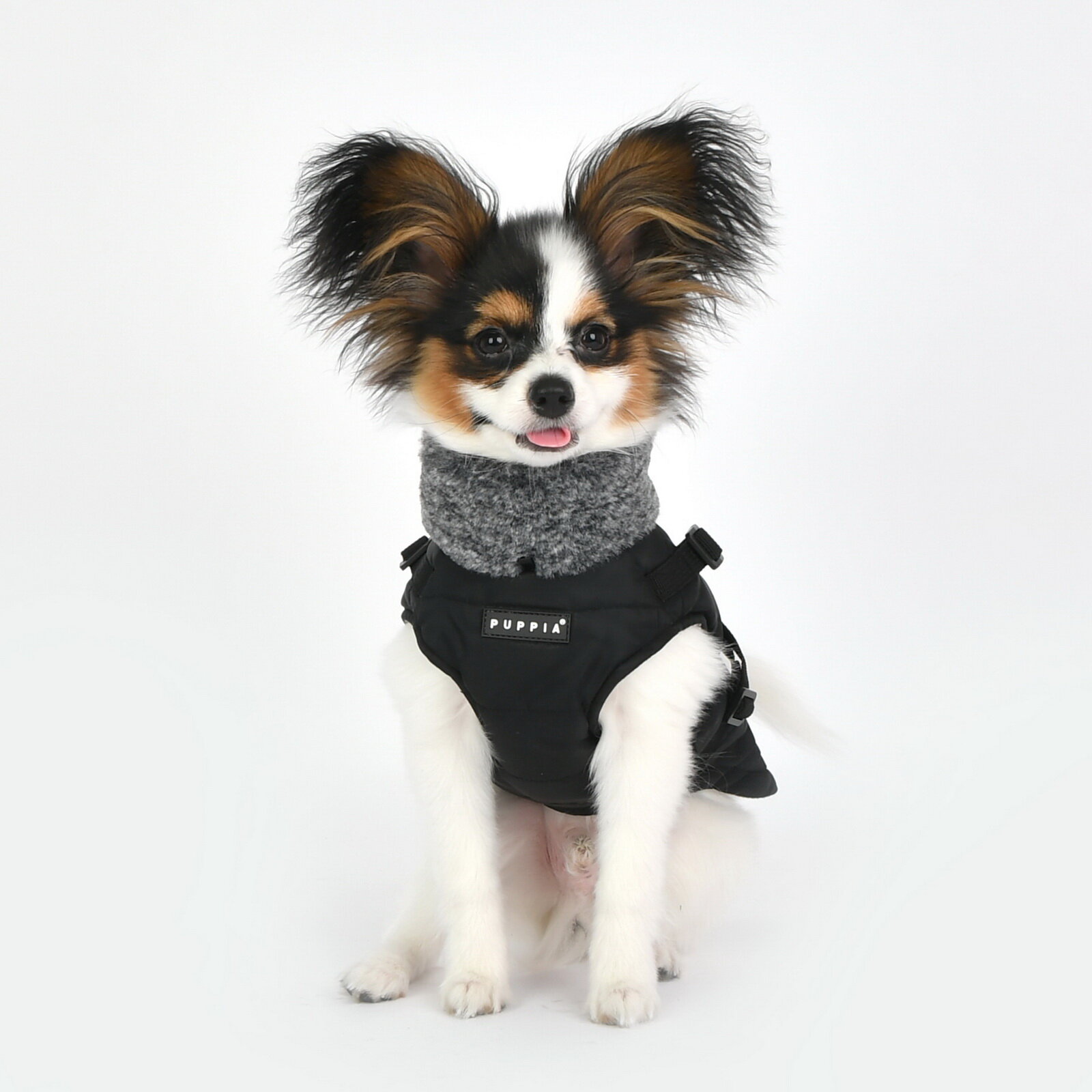 PUPPIA Куртка для собак со встроенной шлейкой "Donavan", чёрная, XL (Южная Корея) - фото №13