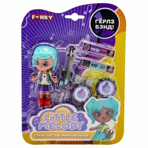 Набор с куклой Funky Toys Тейлор, с музыкальными аксессуарами