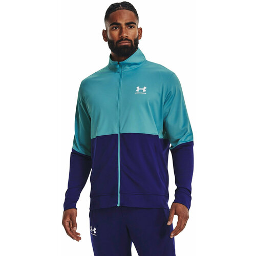 Олимпийка Under Armour, размер LG, голубой, синий олимпийка under armour ua tricot fashion jacket sm для мужчин