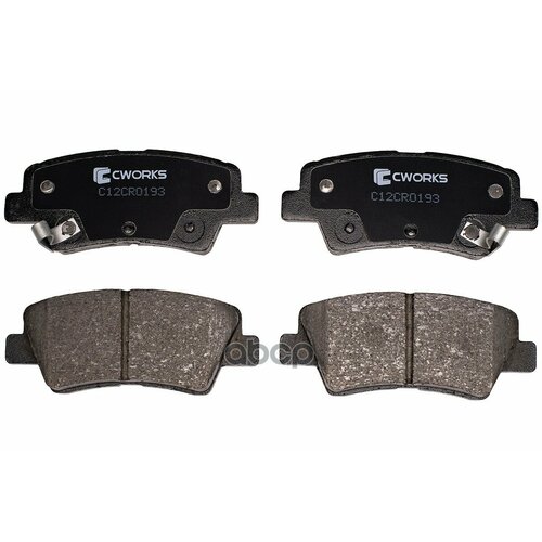Тормозные Колодки Задниe Замена На C12cr0038 CWORKS арт C12CR0193 690₽
