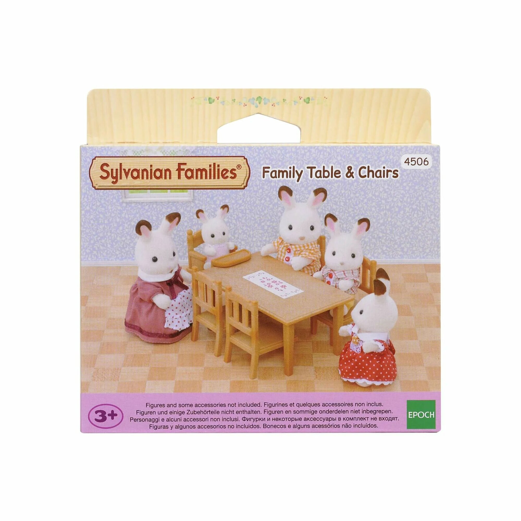 Игровой набор Sylvanian Families Обеденный стол с 5-ю стульями - фото №18