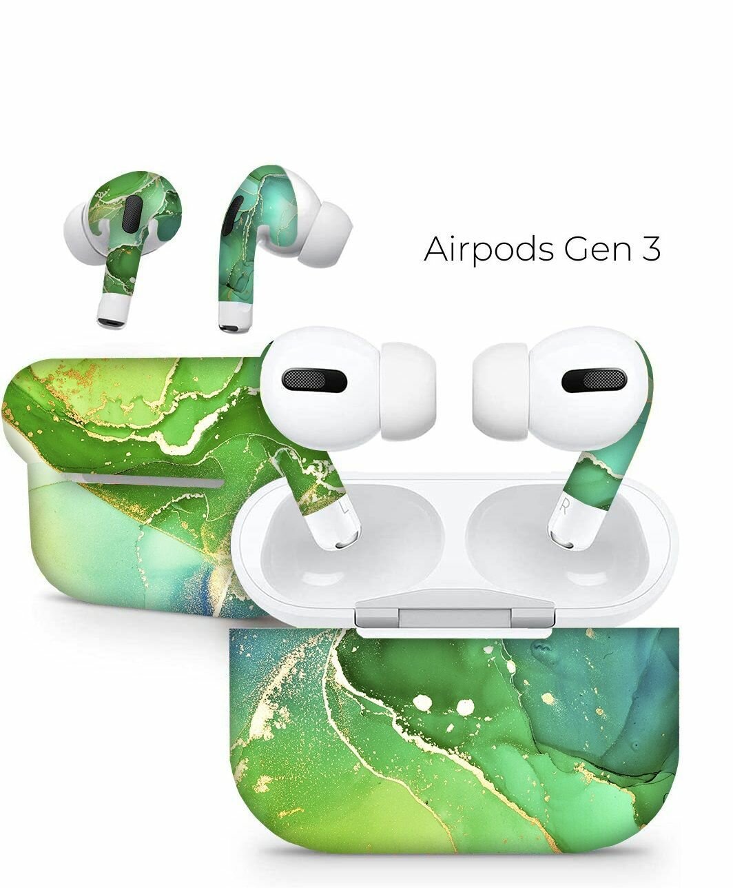 Гидрогелевая защитная пленка для Apple AirPods 3 для кейса