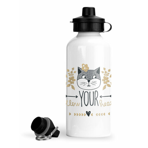 фото Спортивная бутылка для воды follow your heart luzimuzi