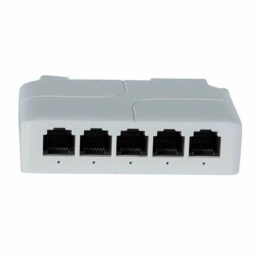 POE-удлинитель активный Ethernet 100Мбс разветвитель 4-портовый на DIN-рейку ORIENT SWP-104-100 263700₽