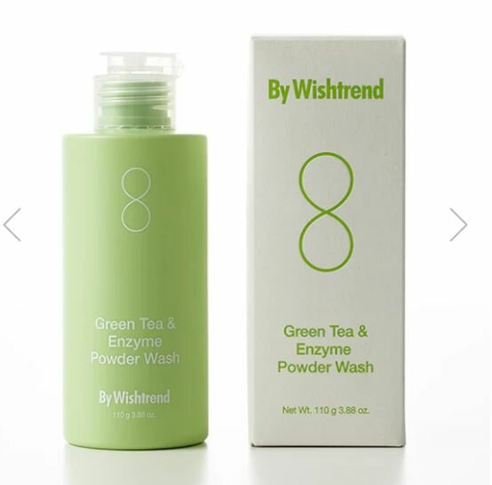 By Wishtrend Энзимная пудра с зелёным чаем Green Tea & Enzyme Powder Wash 110 г