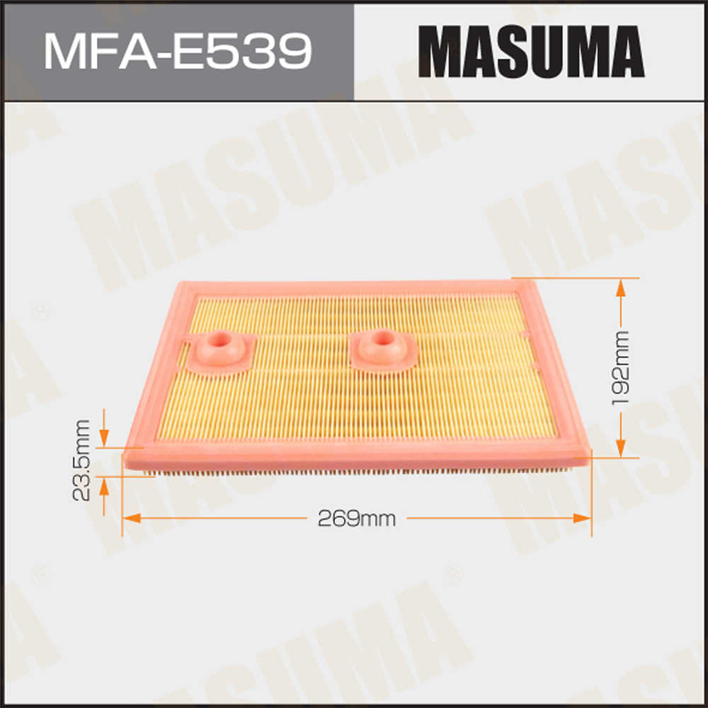 MASUMA MFA-E539 (04E129620) фильтр воздушный Audi (Ауди) a1, a3, q3, VW passat, golf, polo, Skoda (Шкода) kodiaq, rapid, octa