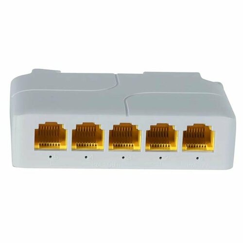 POE-удлинитель активный Ethernet 1000Мбс разветвитель 4-портовый на DIN-рейку ORIENT SWP-104-1000 295300₽