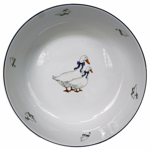 Салатник thun palace гуси 28см 3л фарфор 7357₽