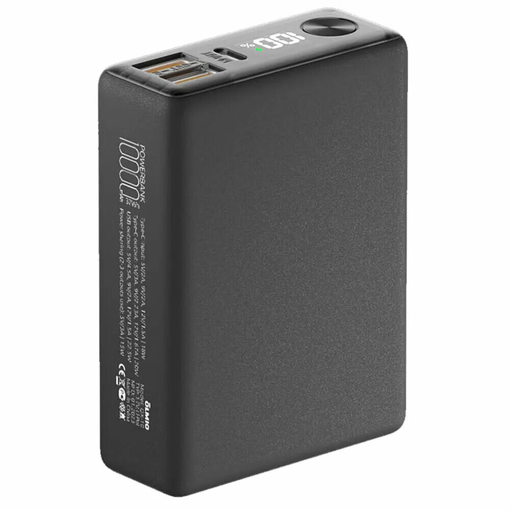 Внешний аккумулятор Olmio QX-10 10000mAh Grey