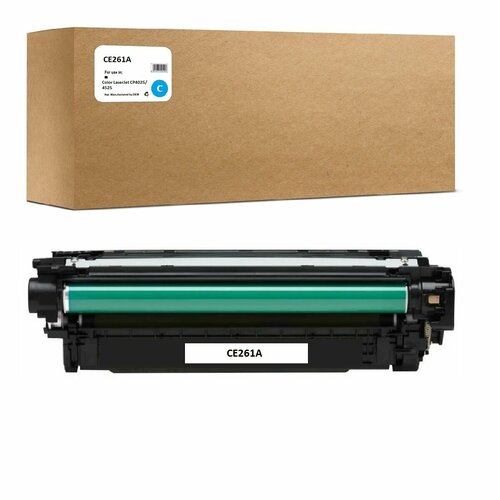 Картридж CE261A для HP CLJ CP4025/4525 Cyan Compatible (совместимый) картридж ce261a для hp clj cp4025 4525 cyan compatible совместимый