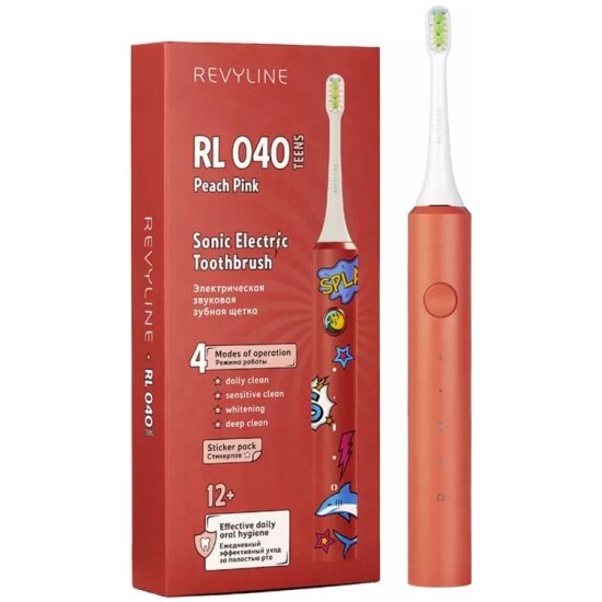 Зубная щётка электрическая Revyline Teens RL 040 оранжевый