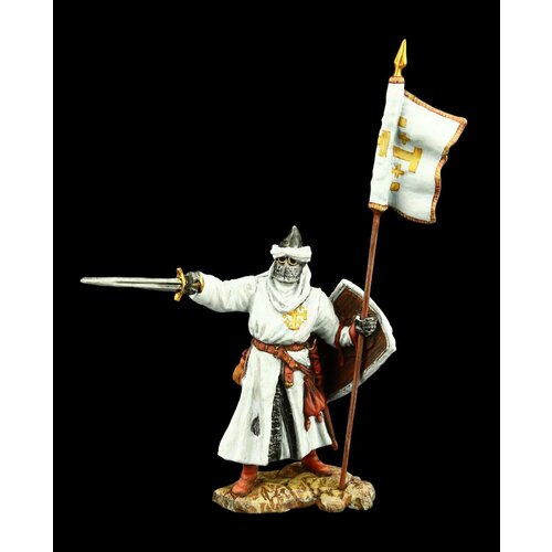 Оловянный солдатик: Рыцарь-крестоносец, XII-XIII вв. оловянный солдатик sds мусульманский воин лучник xii xiii вв
