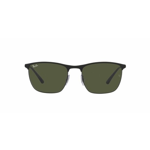 Солнцезащитные очки Ray-Ban 0RB3686 186/31, черный, зеленый солнцезащитные очки utilizer columbia цвет shiny black green green mirr