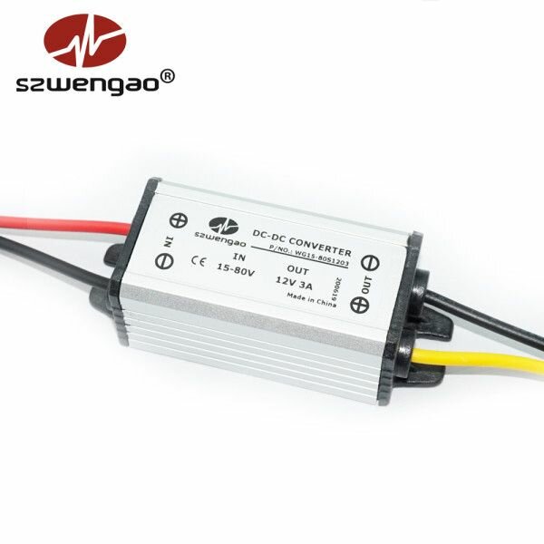Преобразователь напряжения DC-DC 15-80v на 12v 3A для электросамокатов и других — фото 1