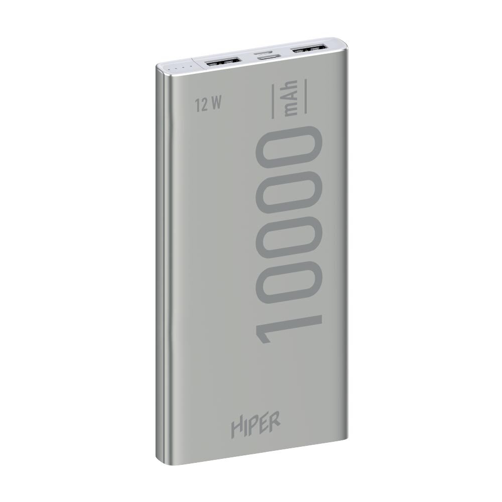 Внешний аккумулятор (Power Bank) HIPER Metal 10K, 10000мAч, черный [metal 10k black] - фото №16