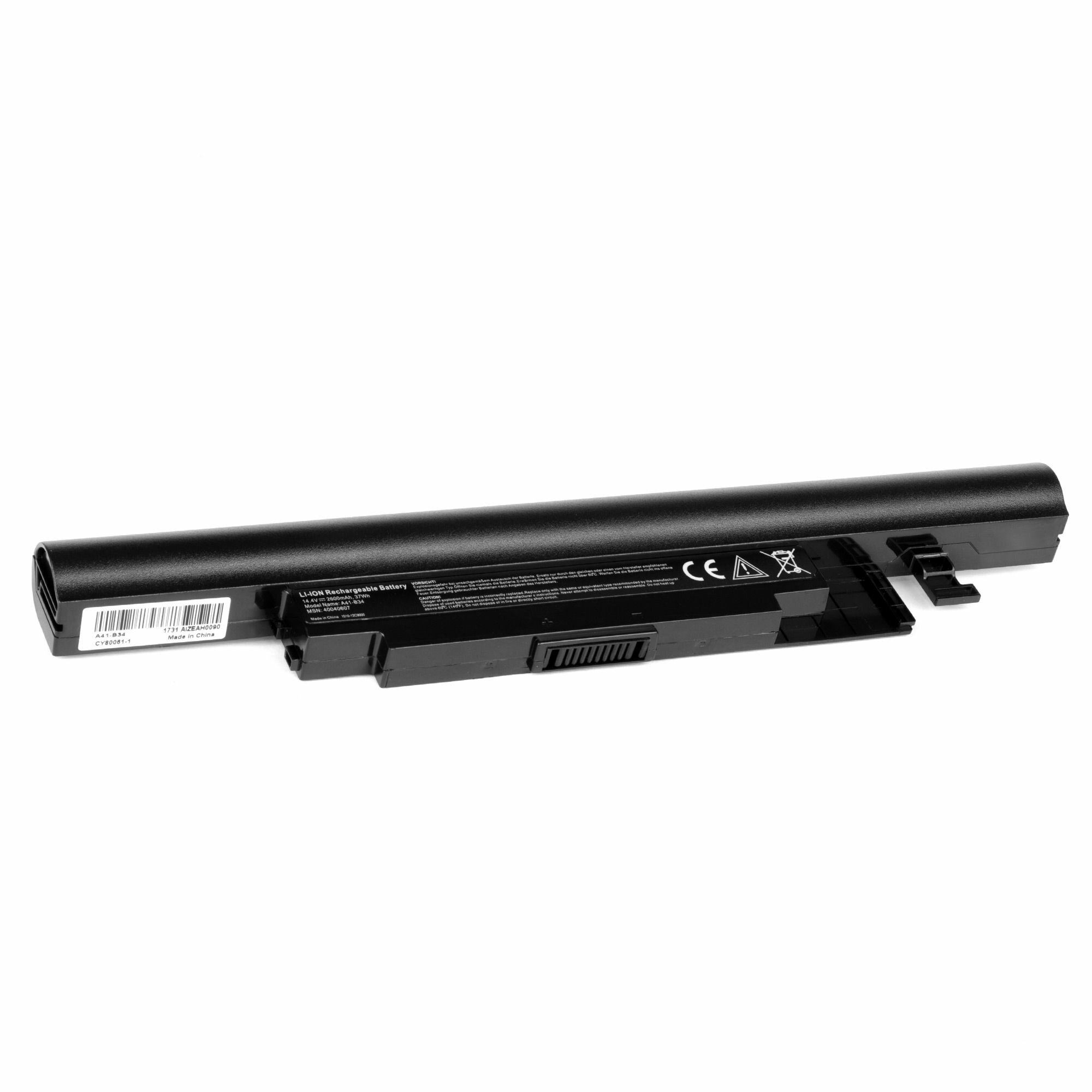 Аккумулятор для ноутбука DNS OEM Haier S500 (14.4V 2600mAh) P/N: A41-B34 - фото №4
