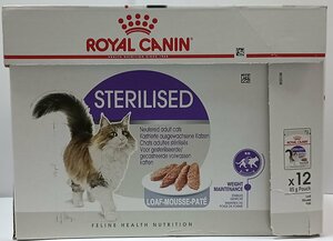 Влажный корм Royal Canin Sterilised для стерилизованных кошек паштет 12 шт. х 85 г