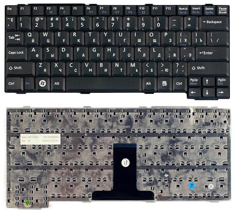 Клавиатура для Fujitsu-Siemens LifeBook L1010 черная