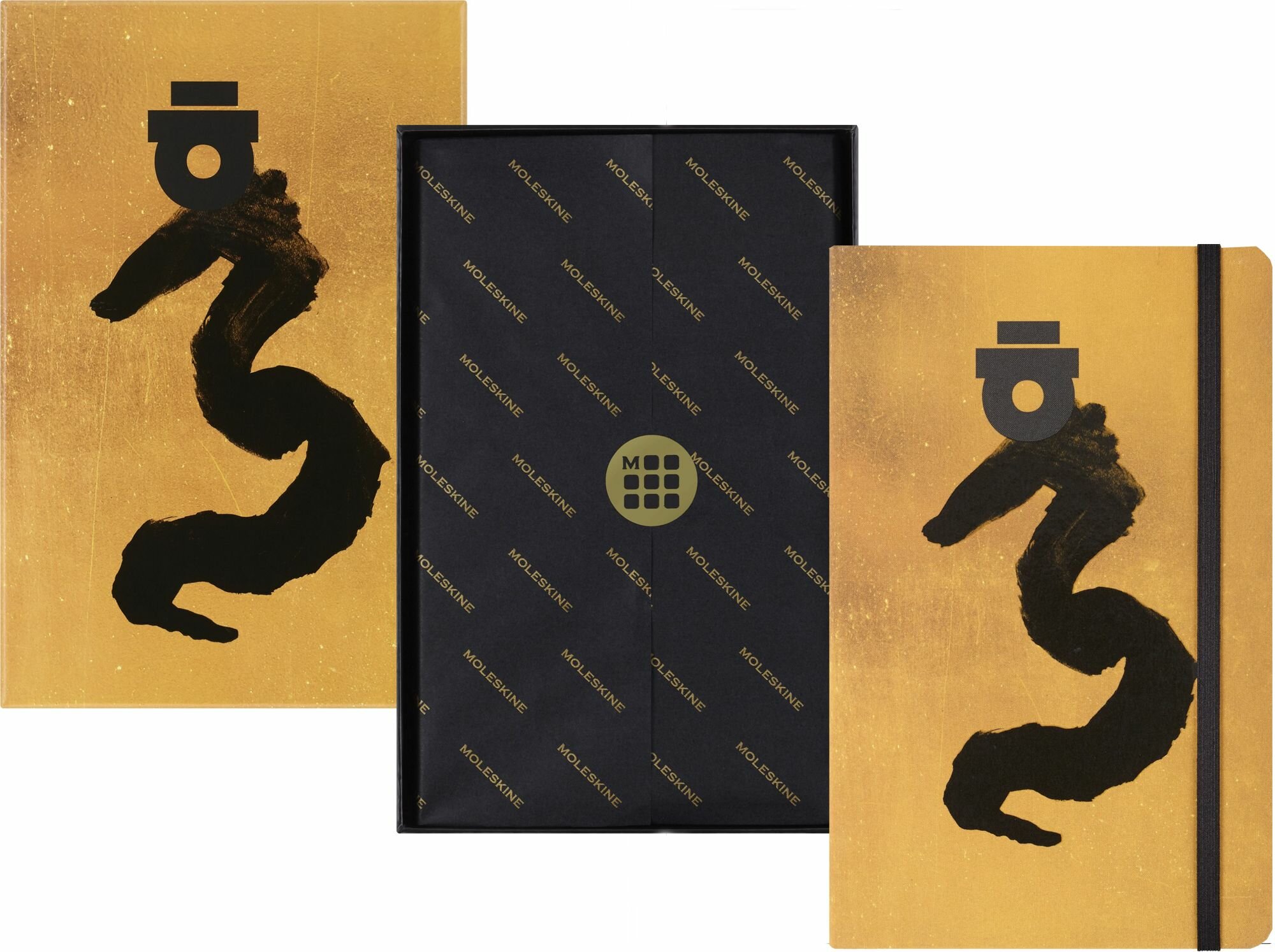 Блокнот в линейку Moleskine & Ahn Sang Soo LE Year of The Dragon 13х21см в подарочной коробке