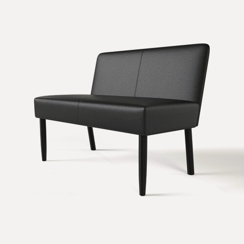 Изображение товара Диван салон трон, прямой, Мюнхен экокожа черный, 90х57х78 см