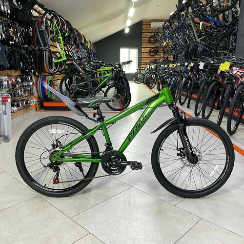 Велосипед горный подростковый ARIA 24 PRIME 12 хакичерный на рост 120-160см 21 скорость дисковые тормоза для мальчика для девочки для подростка в коробке 1559000₽