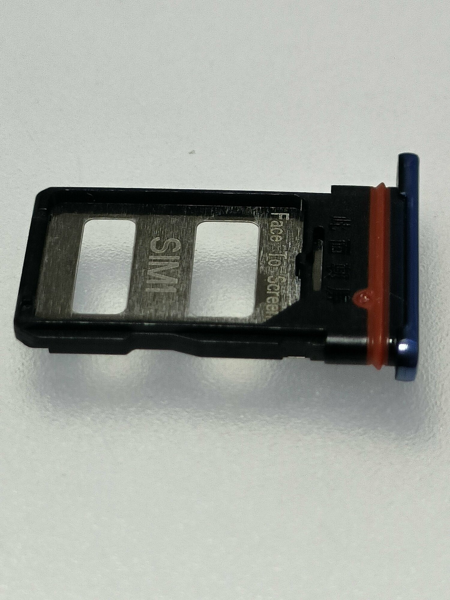 Сим лоток для xiaomi poco f3 синий — фото 1