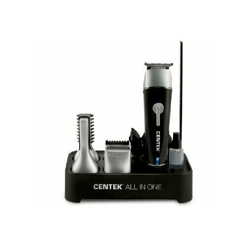 Набор для стрижки Centek CT-2132 10 предметов водонепроницаемый корпус черный В наборе 1шт 390000₽