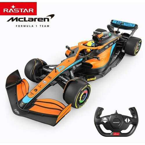 фото Радиоуправляемая модель болида формулы-1. rastar. макларен "mclaren mcl36 № 4 ландо норрис. (масштаб 1:18)
