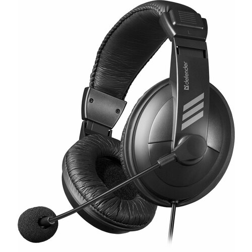 Гарнитура Defender Gryphon 750U USB черный 18м кабель 1549122 63752 195100₽