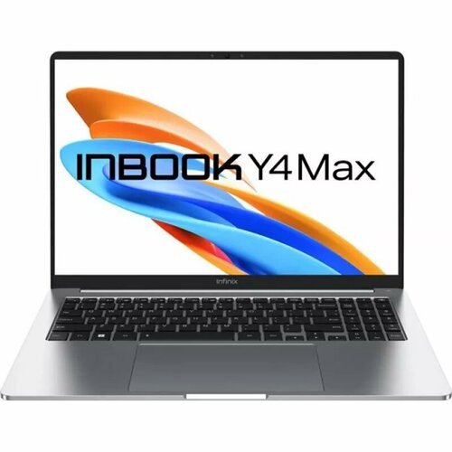 Ноутбук Infinix Inbook Y4 Max YL613 Core i5 1335U 8Gb SSD512Gb Intel Iris Xe graphics 16 IPS FHD 1920x1200 Free DOS silver WiFi BT Cam 71008301771 6829900₽
