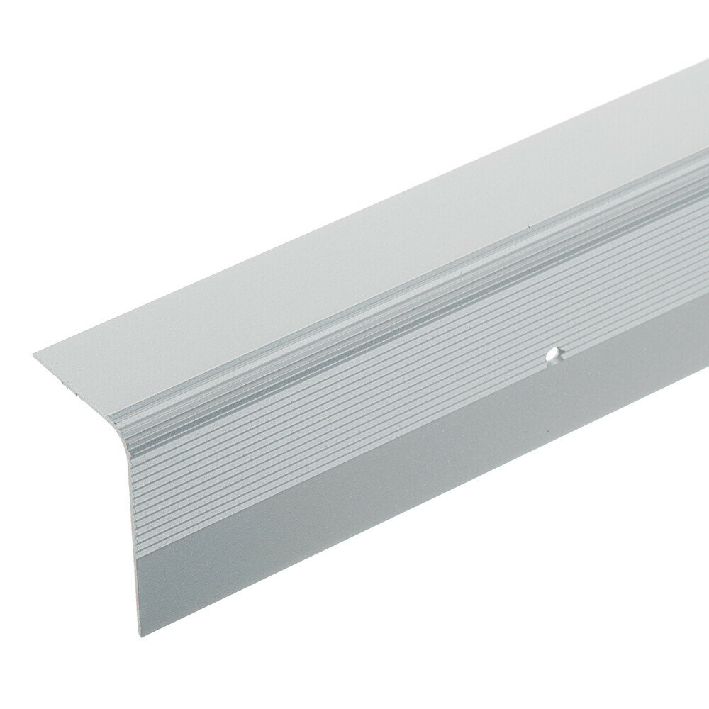 Порог алюминиевый угловой наружный 60х40х900 мм серебро ПилотПро Угол 60х40