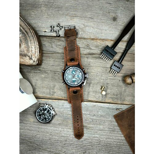 Ремешок KYLAC_LEATHERCRAFT, коричневый