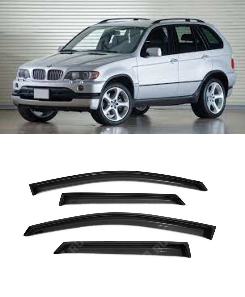 Дефлекторы боковых окон BMW X5 (E53) 2000-2006