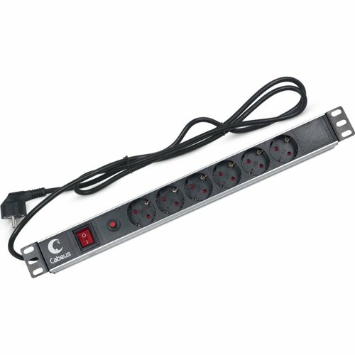 Горизонтальный блок розеток Cabeus PDU-6P-F-2EU 5350₽