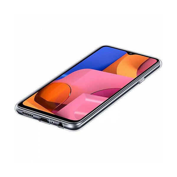 Чехол (клип-кейс) SAMSUNG Clear Cover, для Samsung Galaxy A20s, прозрачный [ef-qa207ttegru] - фото №11