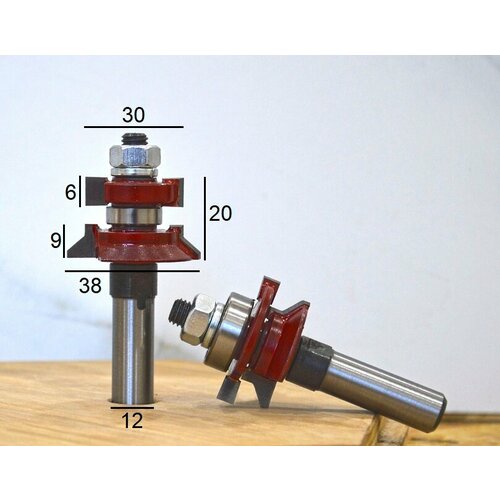 Фрезы для вагонки штиль с V образной фаской, хвостовик 12 мм