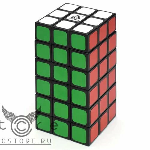 Кубик рубика / 3x3x6 Cuboid Черный / Игра головоломка witeden 1c cuboid 3x3x6 ii магический куб 1688 куб 336 скоростной извивающийся пазл головоломки развивающие игрушки для детей